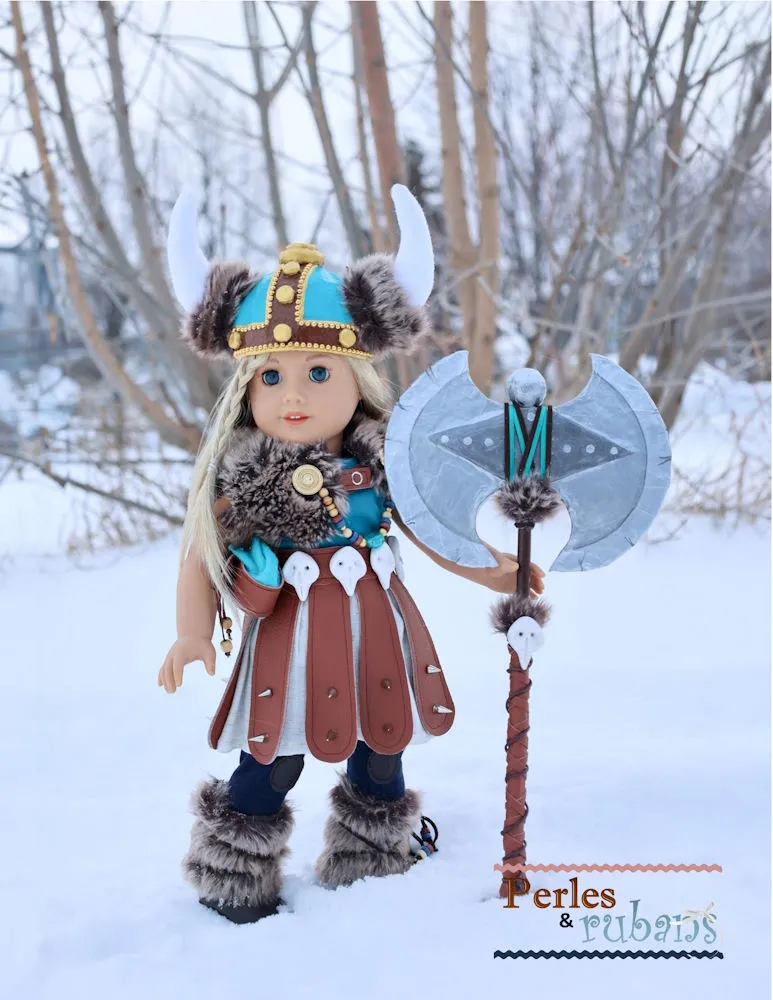 Fantasy Viking Accessories 18" Doll Clothes Pattern