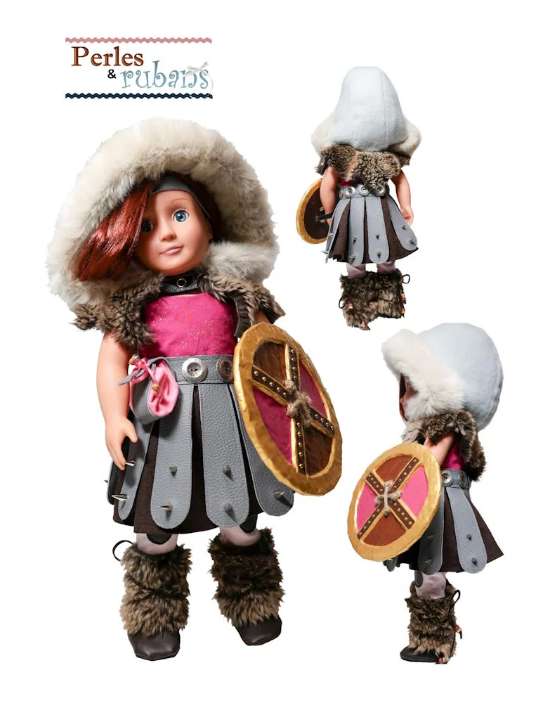 Fantasy Viking Accessories 18" Doll Clothes Pattern