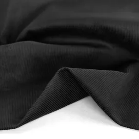 Fine Cotton Corduroy - Black