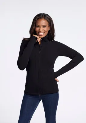 Finley Zip Up Sweatshirt - Black