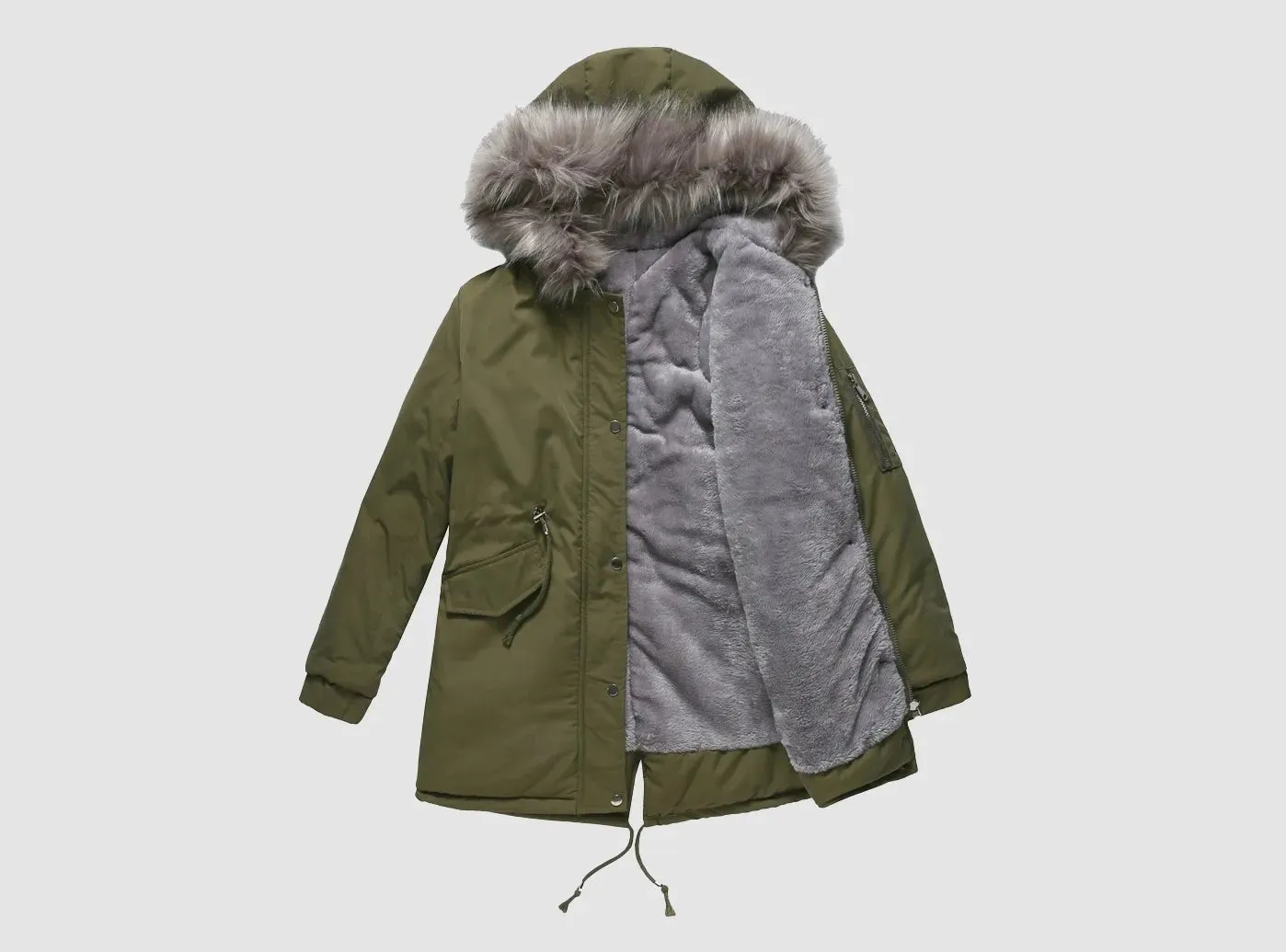 FitVille Women's Long Winter Parka