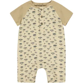 Flinn Romper in Latte Islands