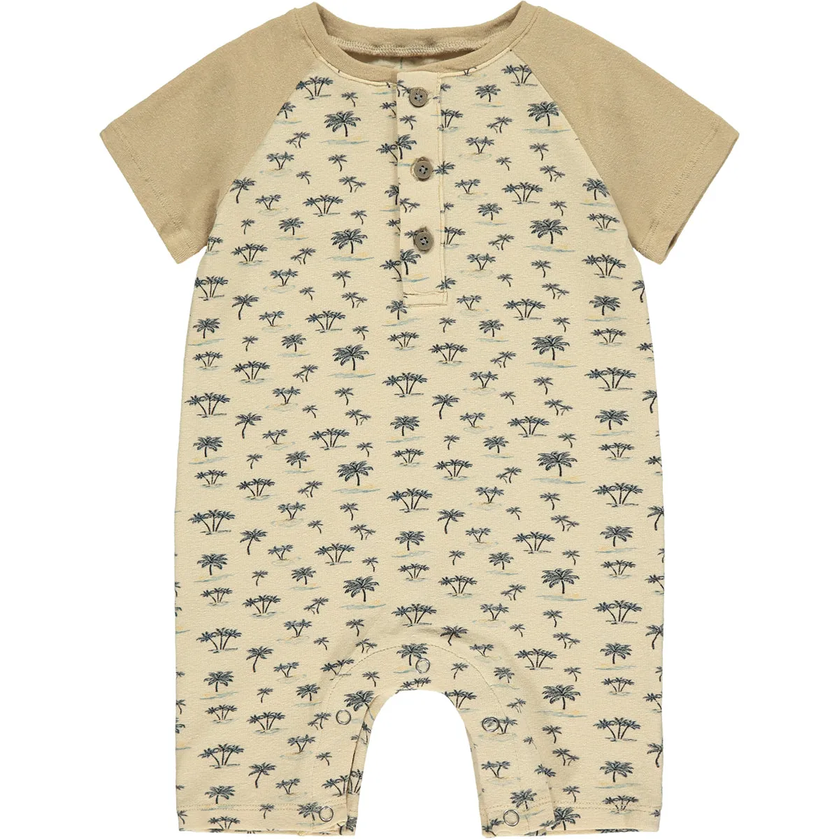 Flinn Romper in Latte Islands