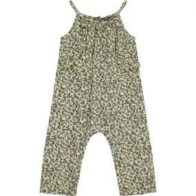 Flora Romper in Sand Birds