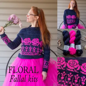 Floral Fallal Knitting Kit - Nautical and Bikini