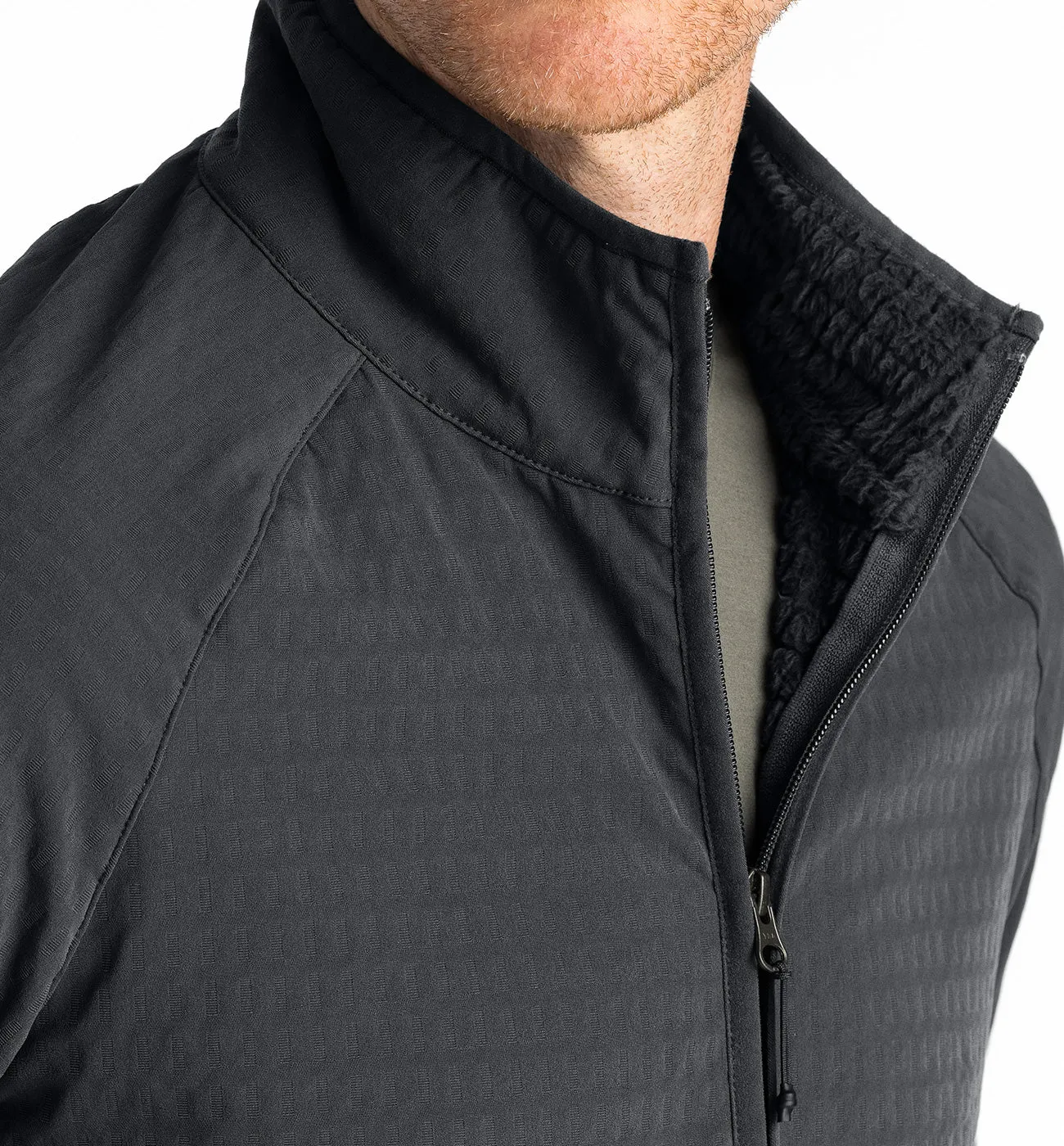 Free Fly Apparel Men's Gridback Fleece Jacket