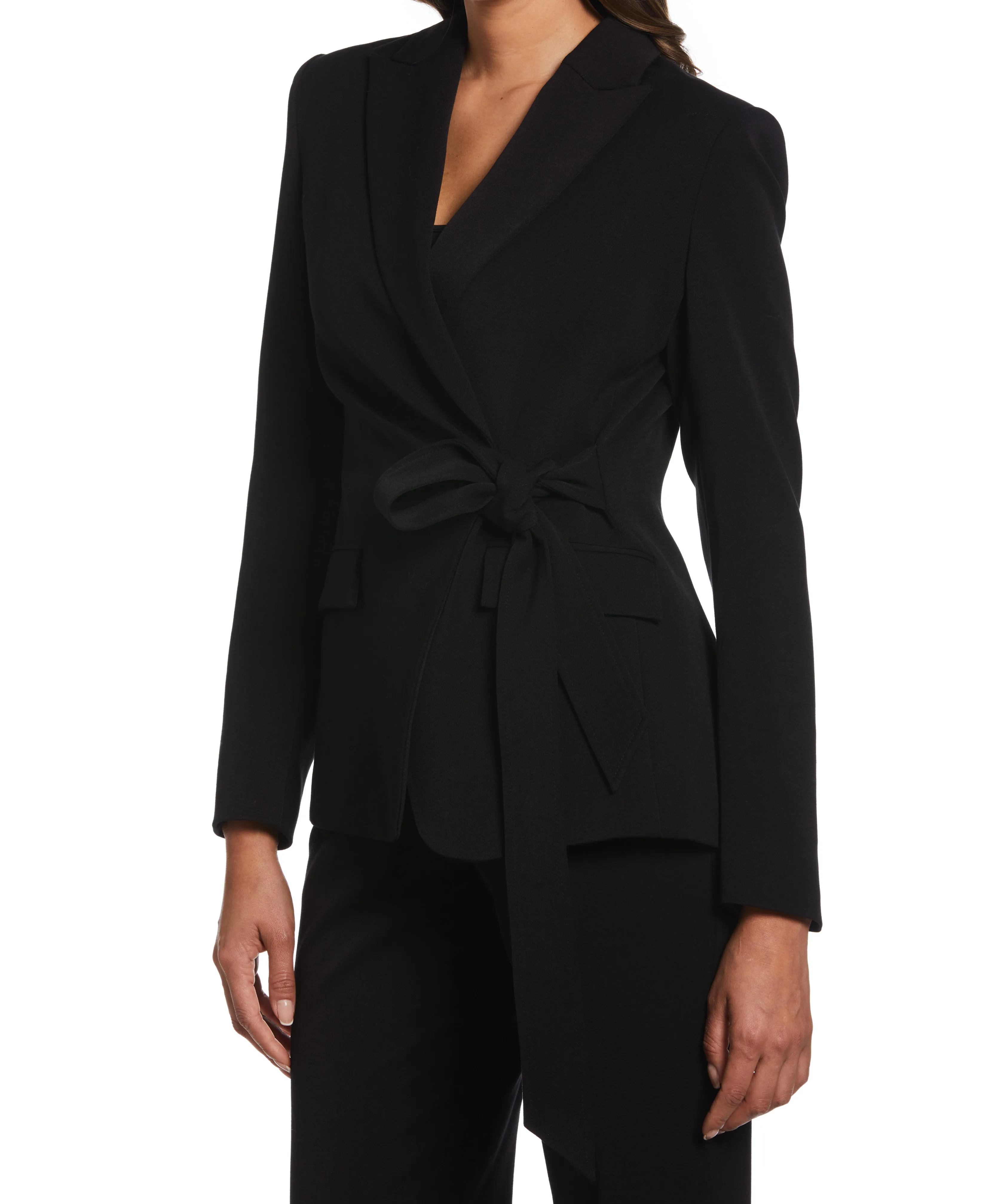 Front Tie Wrap Suit