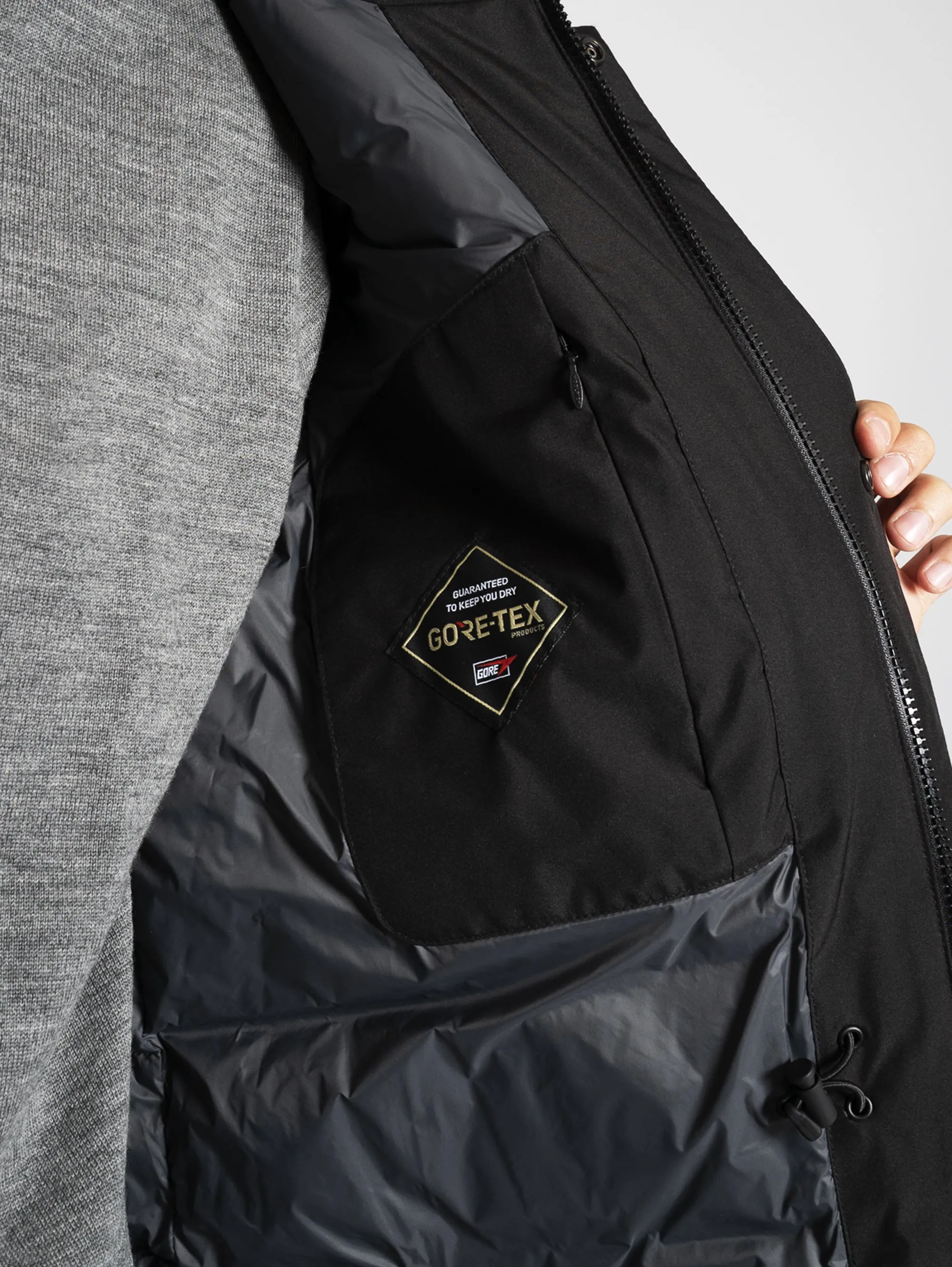 Giaccone Parka in GORE-TEX Nero