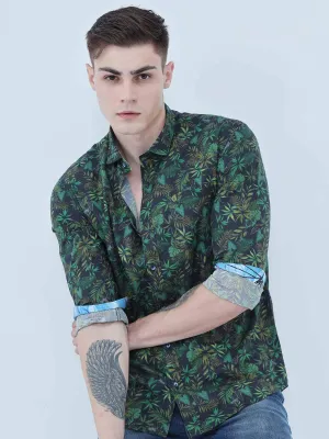 Greenleaf Cotton Digital Printed Shirt