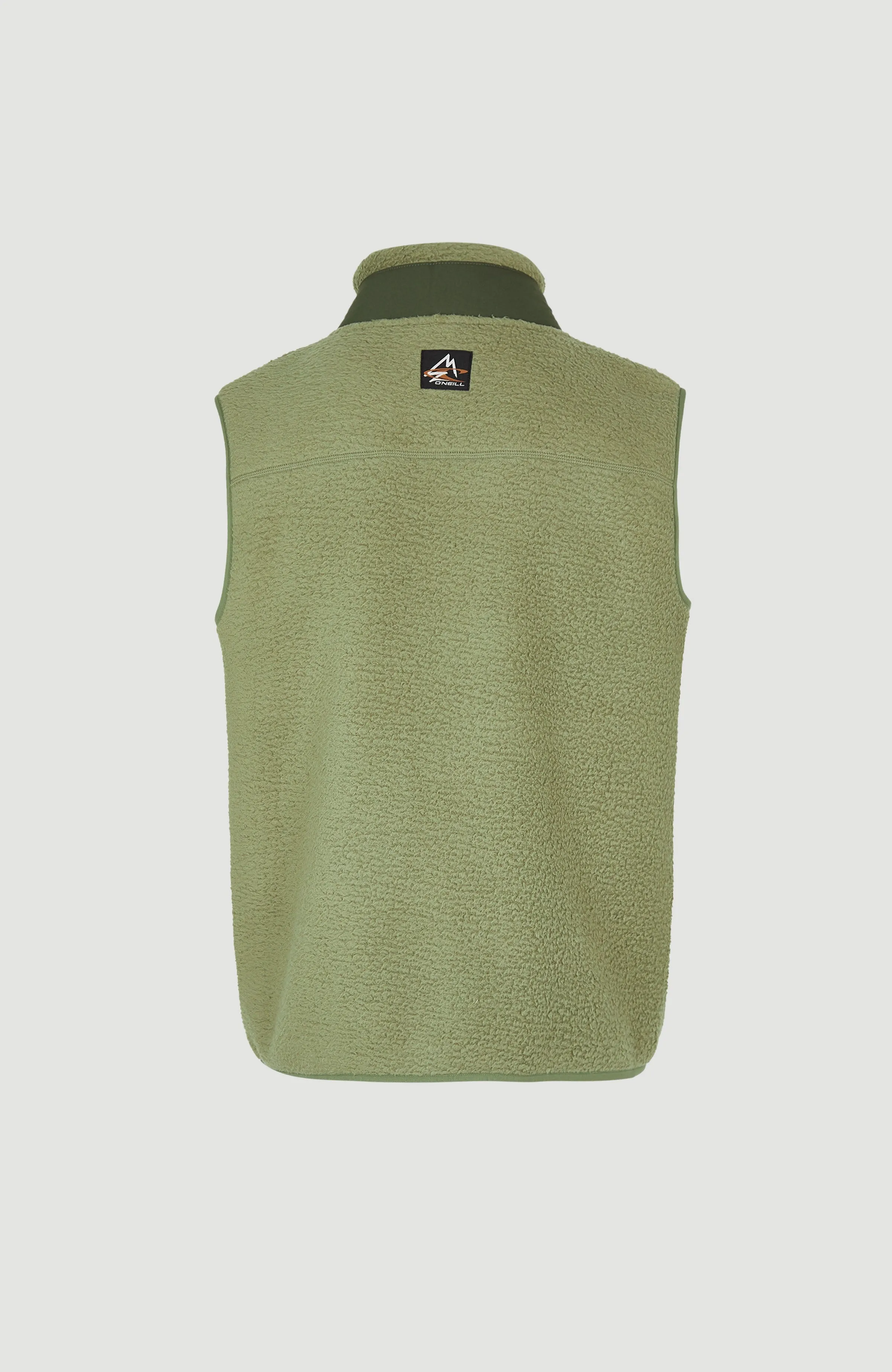 High-Pile Gilet | Deep Lichen Green