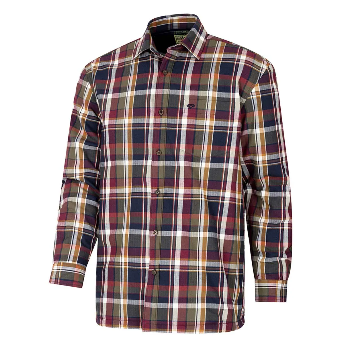 Hoggs of Fife Arran Micro-Fleece Lined Cotton Checked Shirt