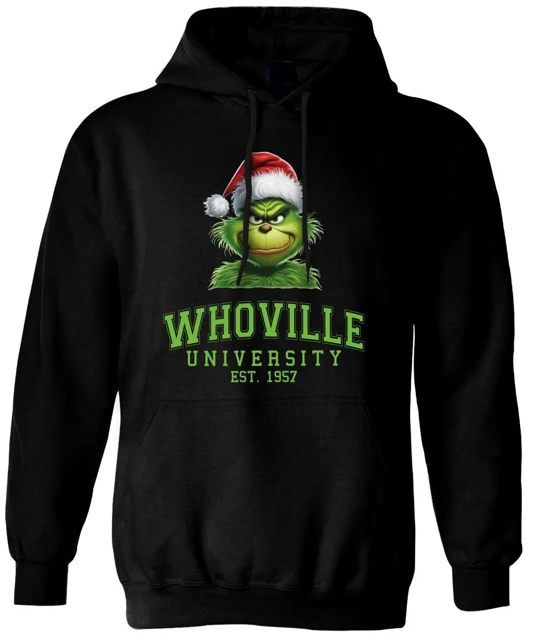 Hoodie - Grinch - Whoville University Est. 1957