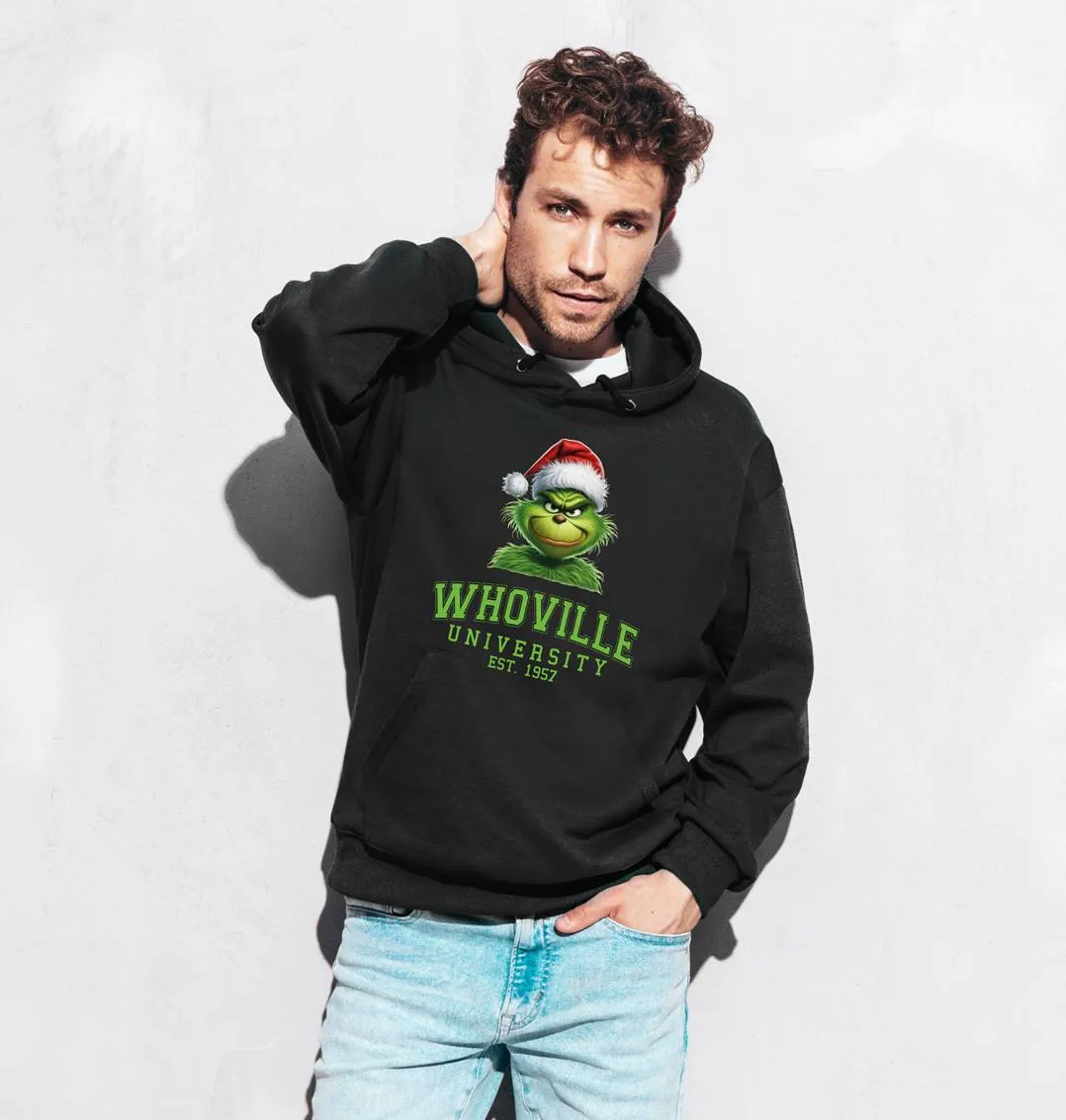 Hoodie - Grinch - Whoville University Est. 1957