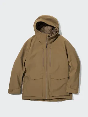 Hybrid down 3D cut parka