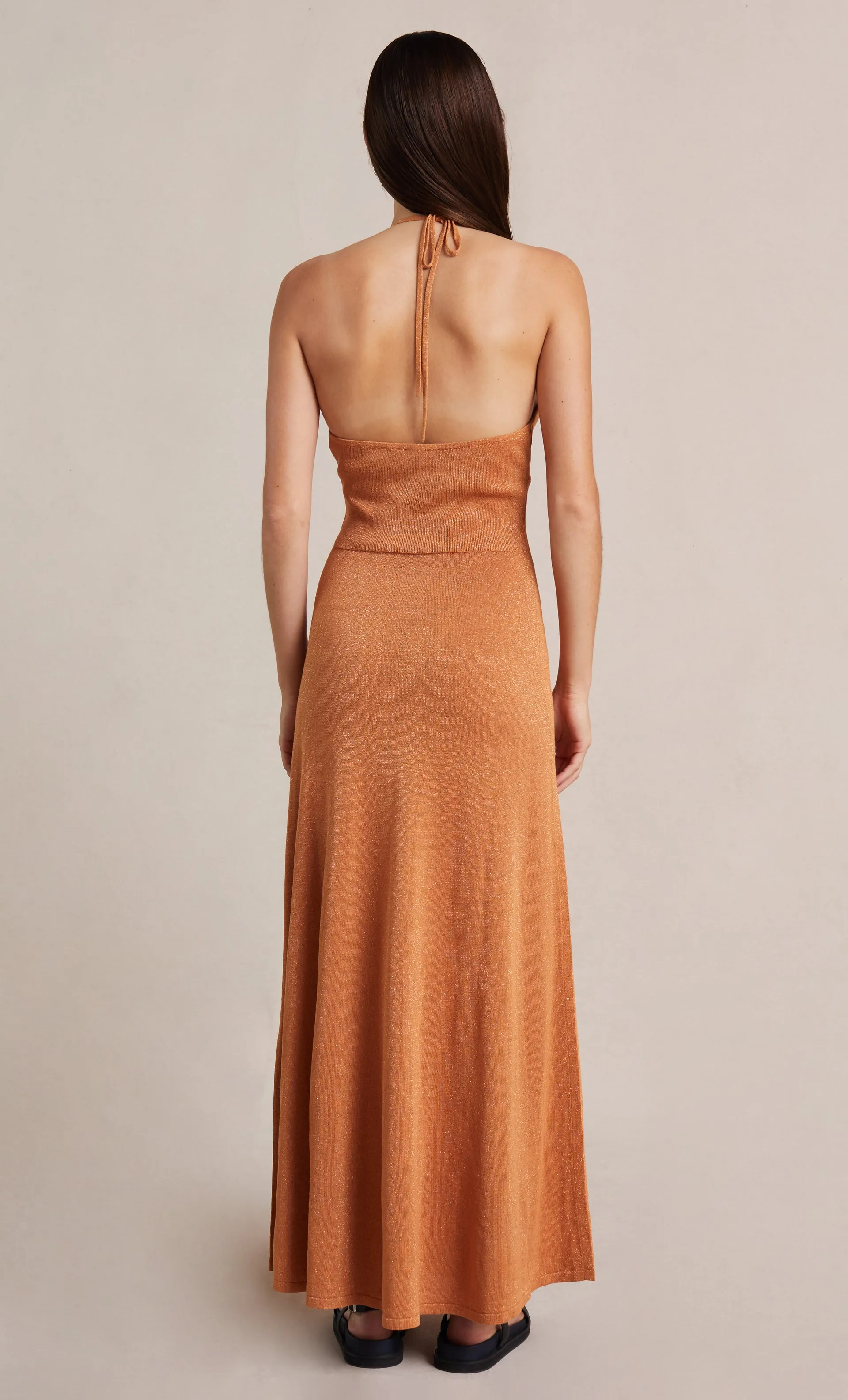 Indya Knit Maxi Dress - Desert Sun