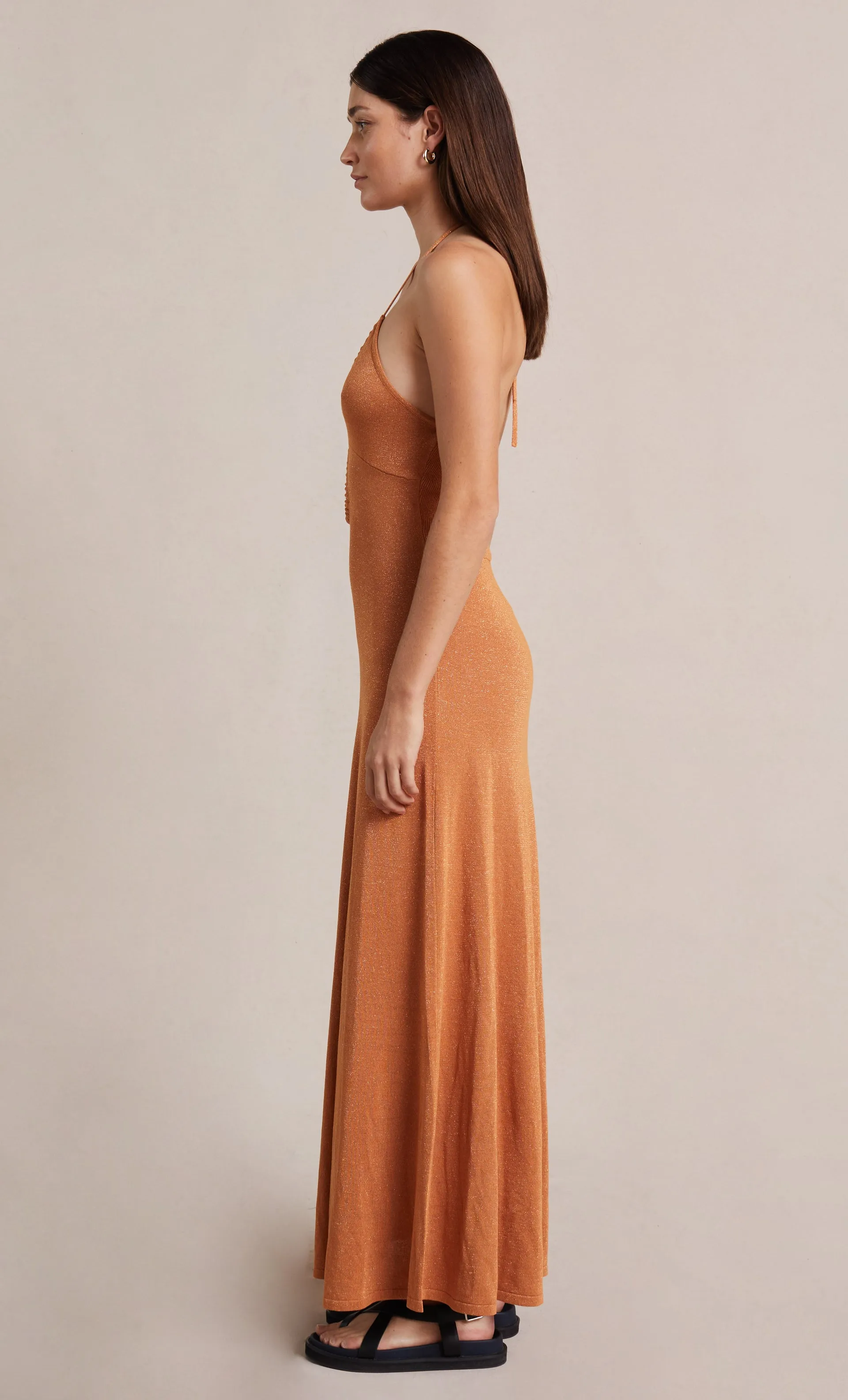 Indya Knit Maxi Dress - Desert Sun