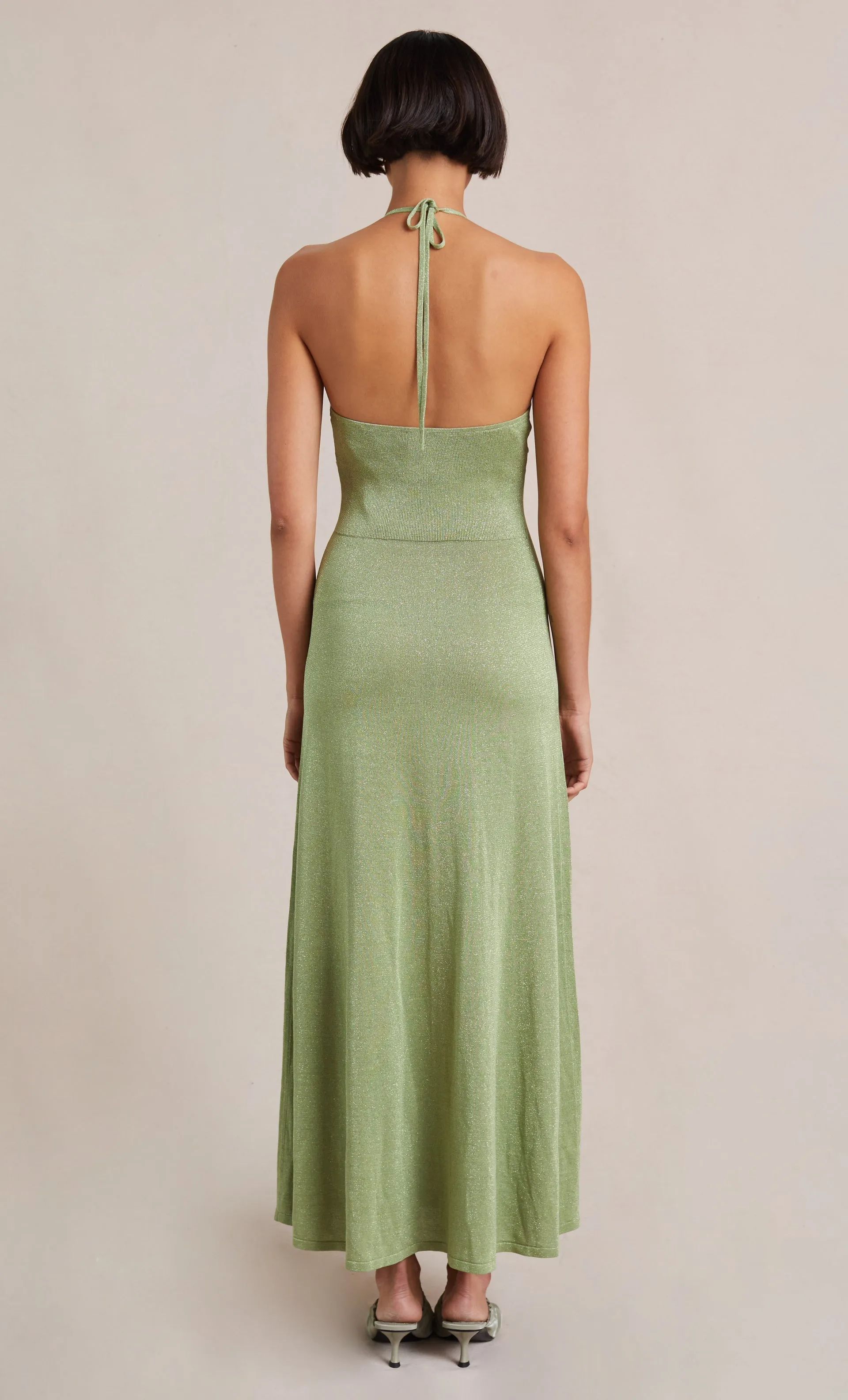 Indya Knit Maxi Dress - Pistachio