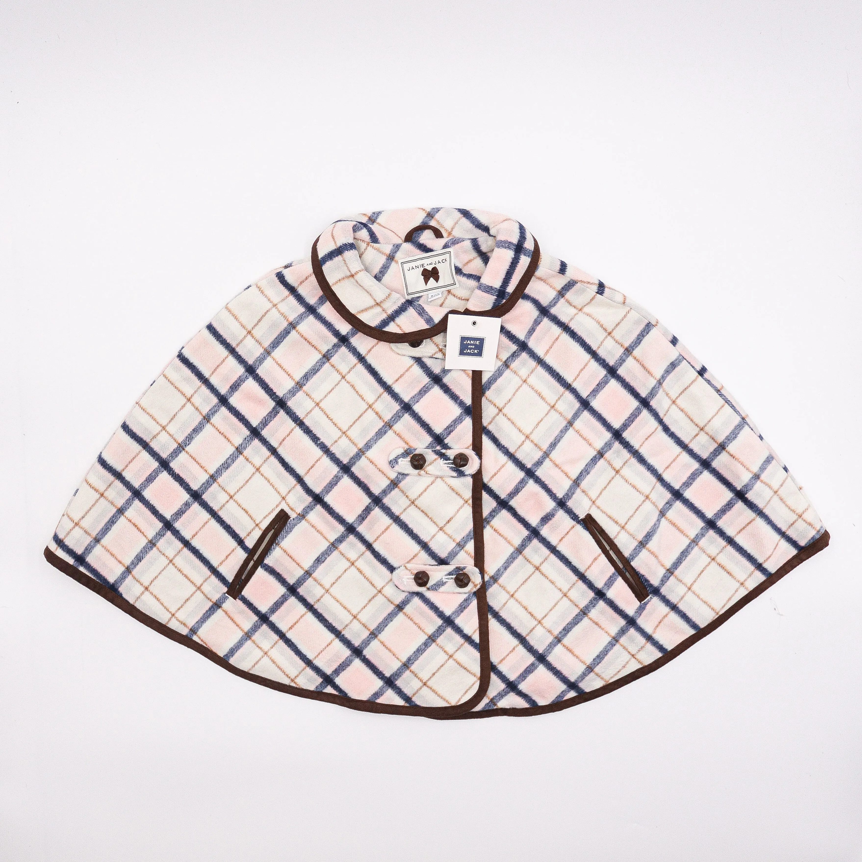 Janie & Jack Plaid Cape