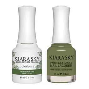 Kiara Sky All-in-One Gel   Polish Duo - 5111 Fronds For Life