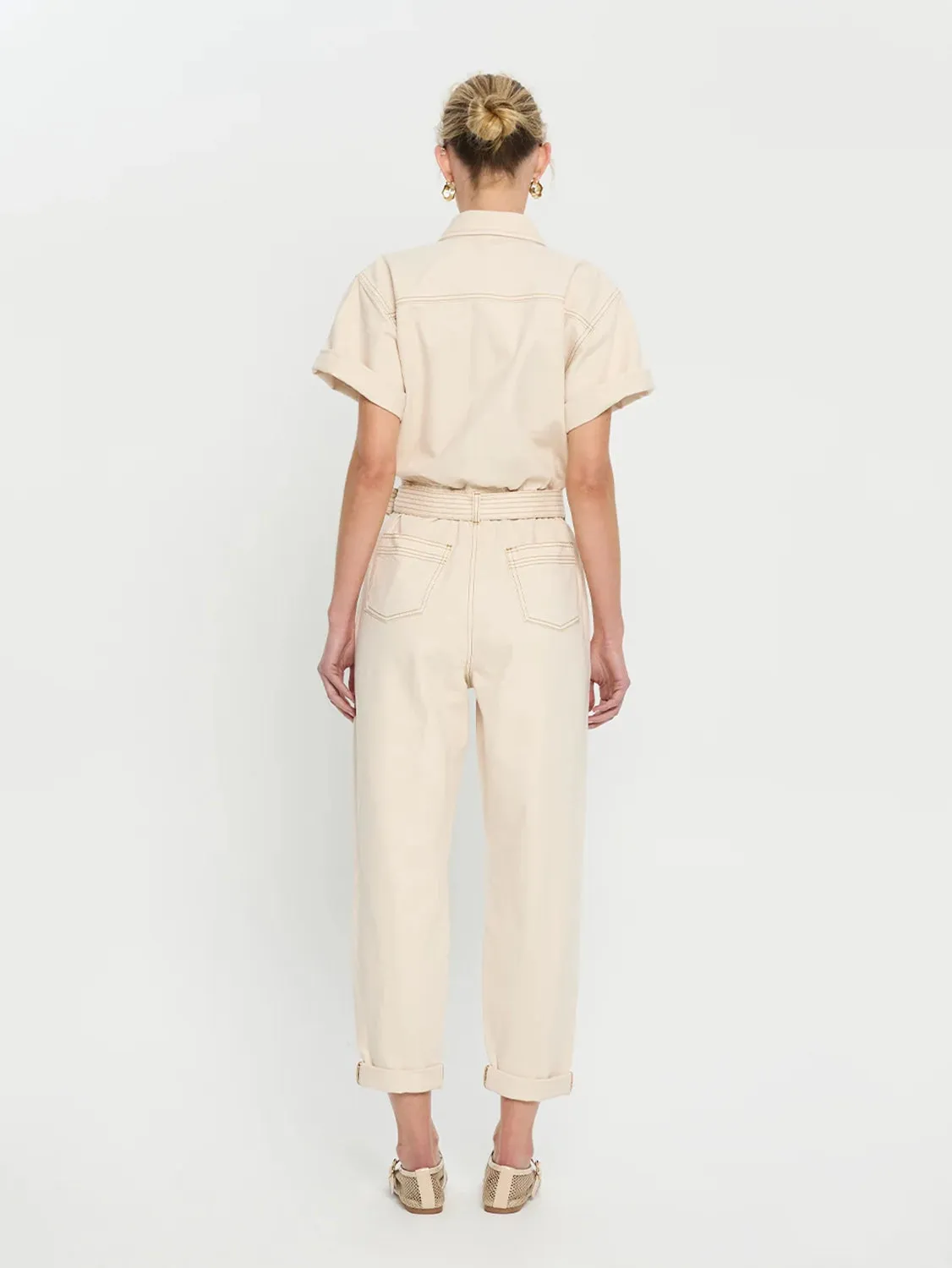 KIVARI | BRAE BOILERSUIT - BONE