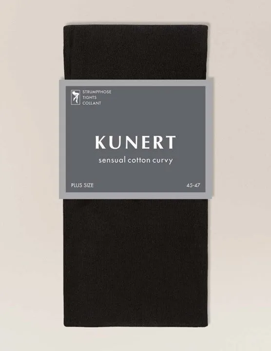 Kunert Sensual Cotton Curvy Tights Black 399500