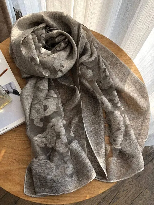 Lace Vegan Silk Scarf