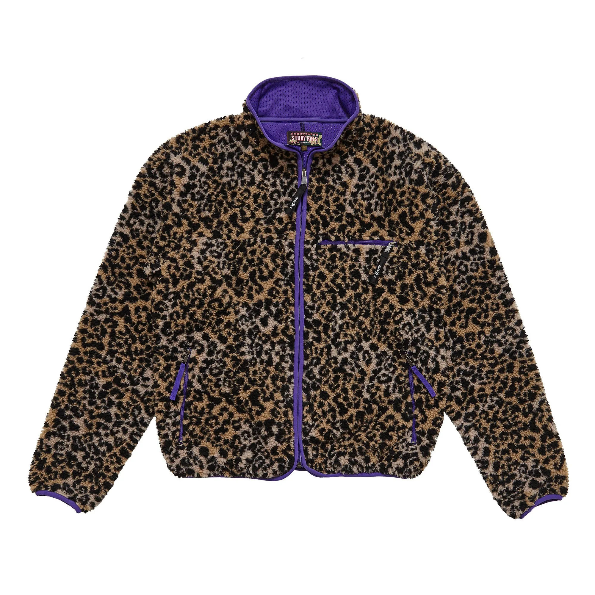 Leopard Fleece Jacket