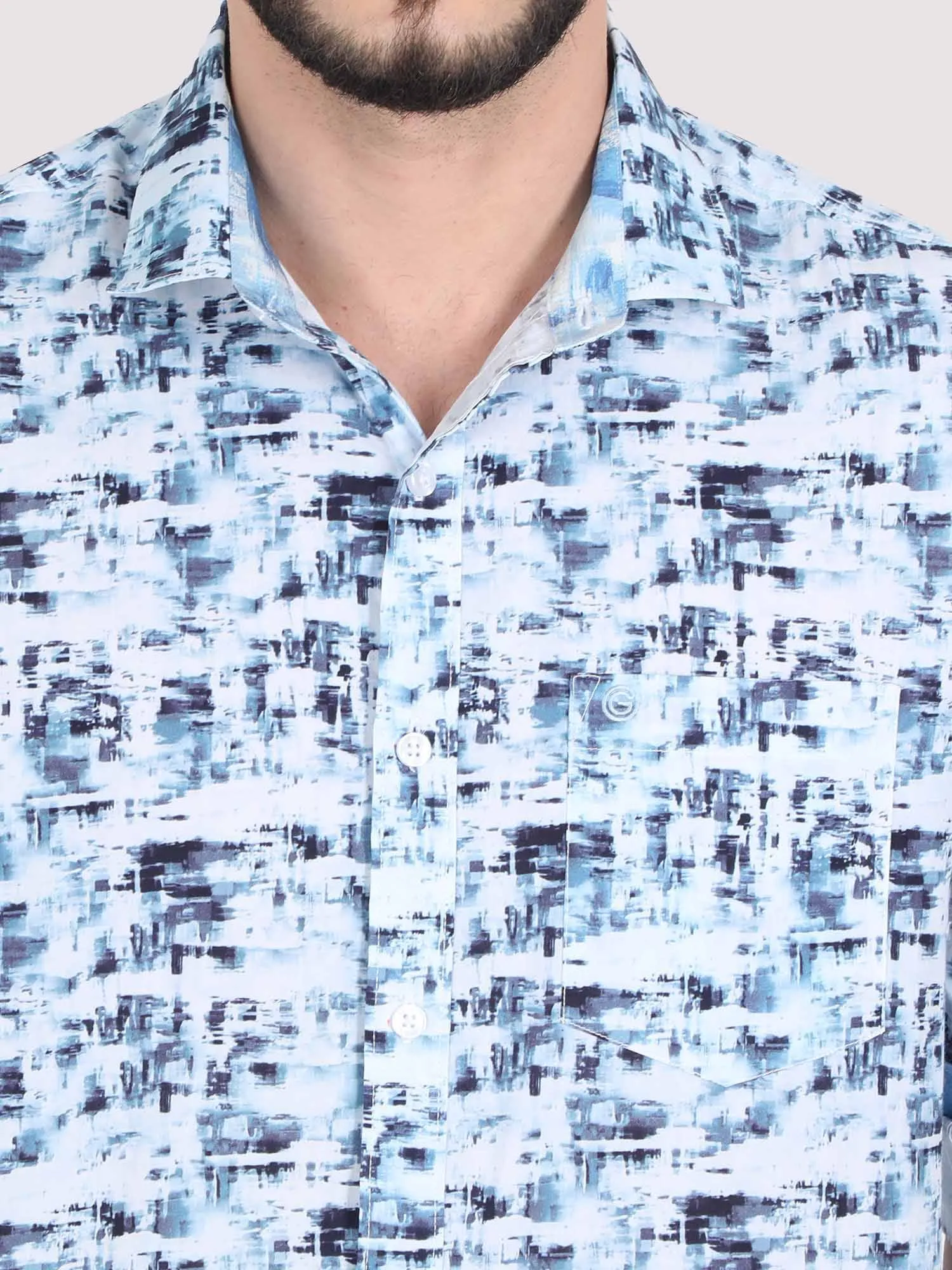 Light Mess Digital Printed Shirt