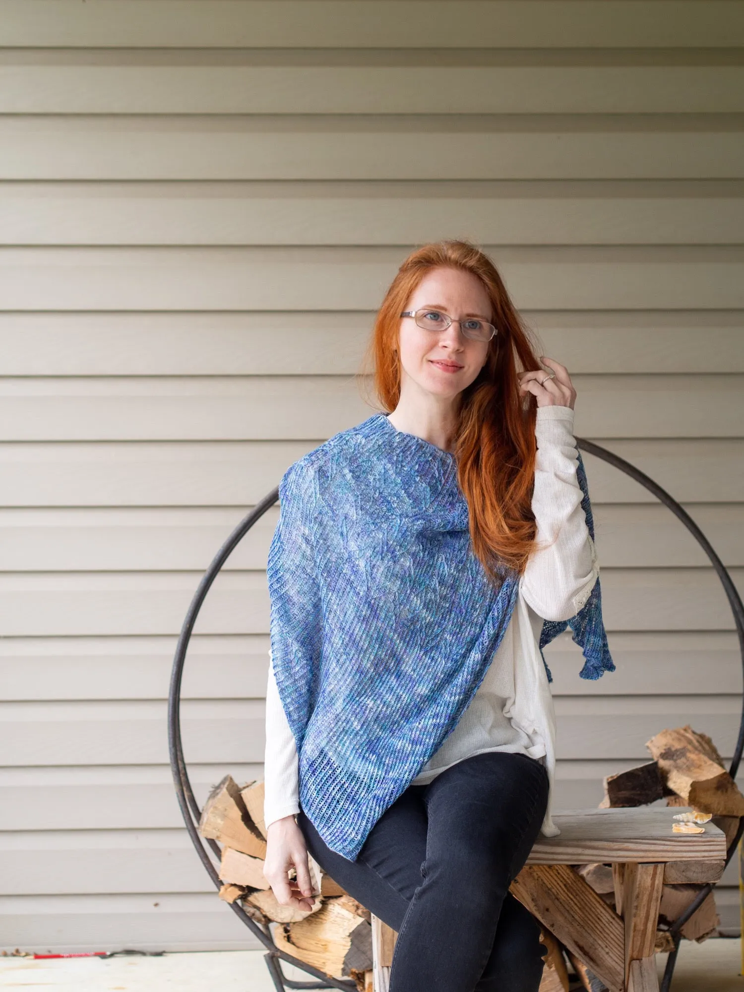 Lilja Light Shawl Lace Weight Knitting Pattern