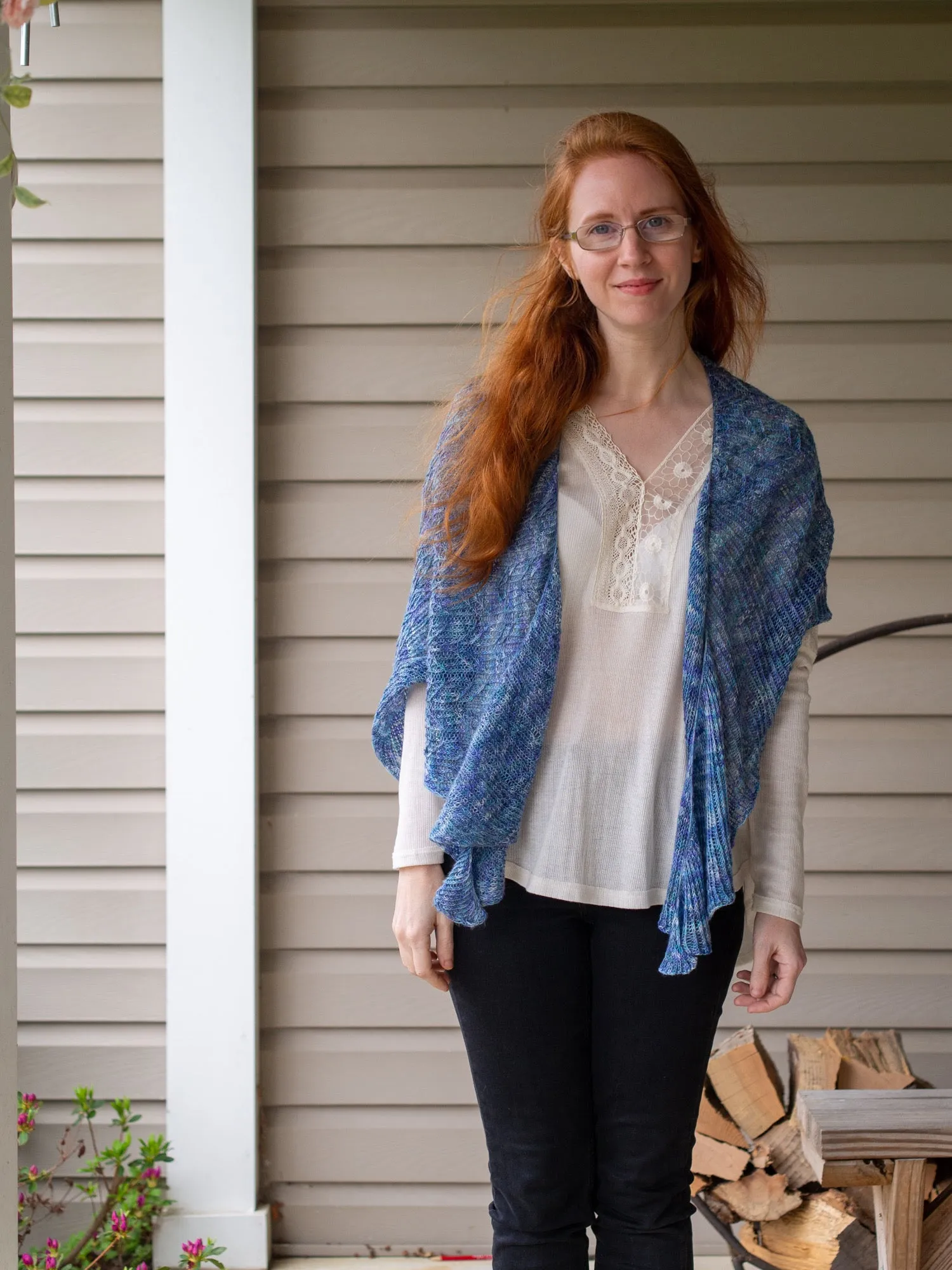 Lilja Light Shawl Lace Weight Knitting Pattern