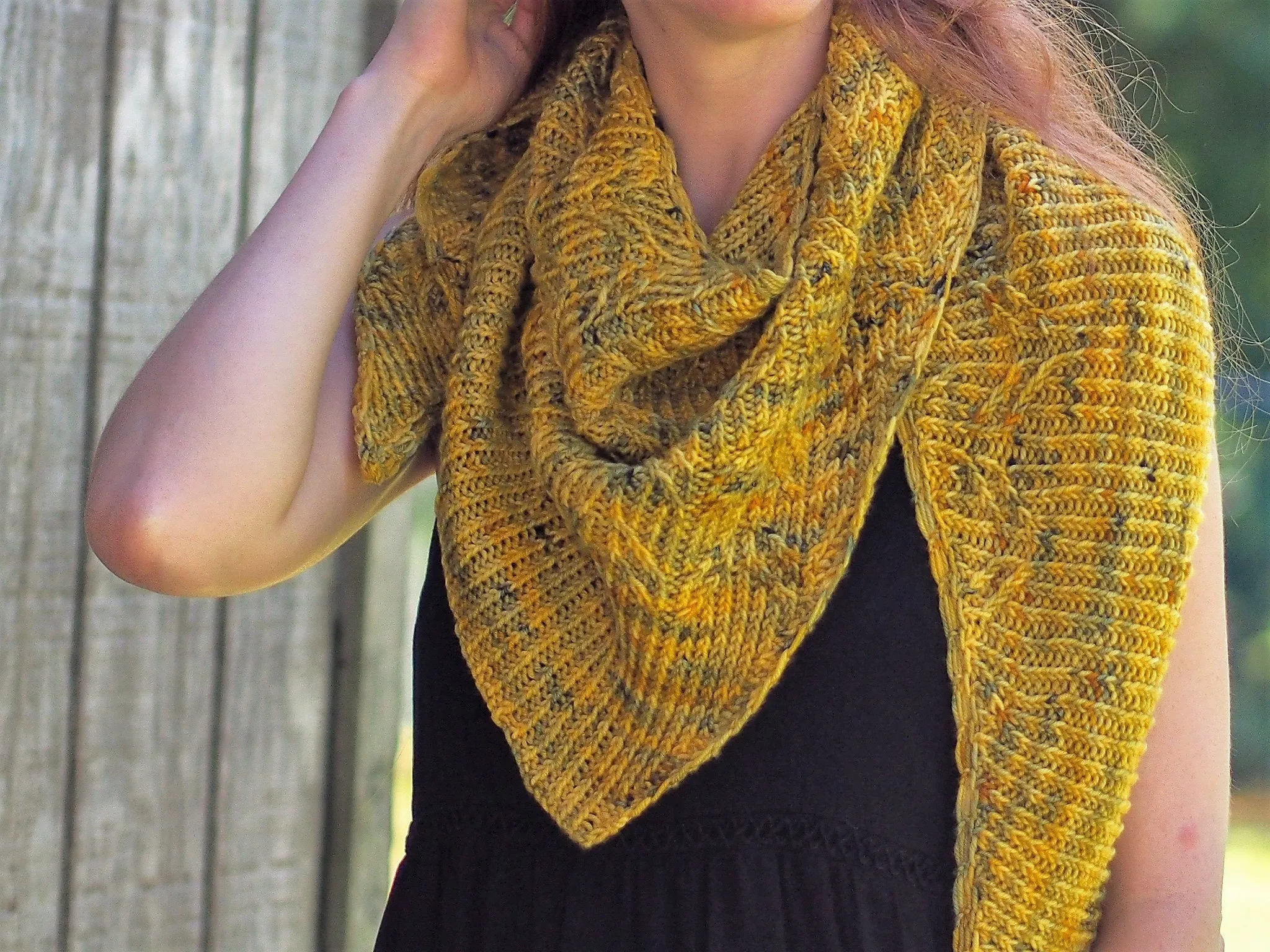 Lilja Shawl Knitting Pattern Dk Weight