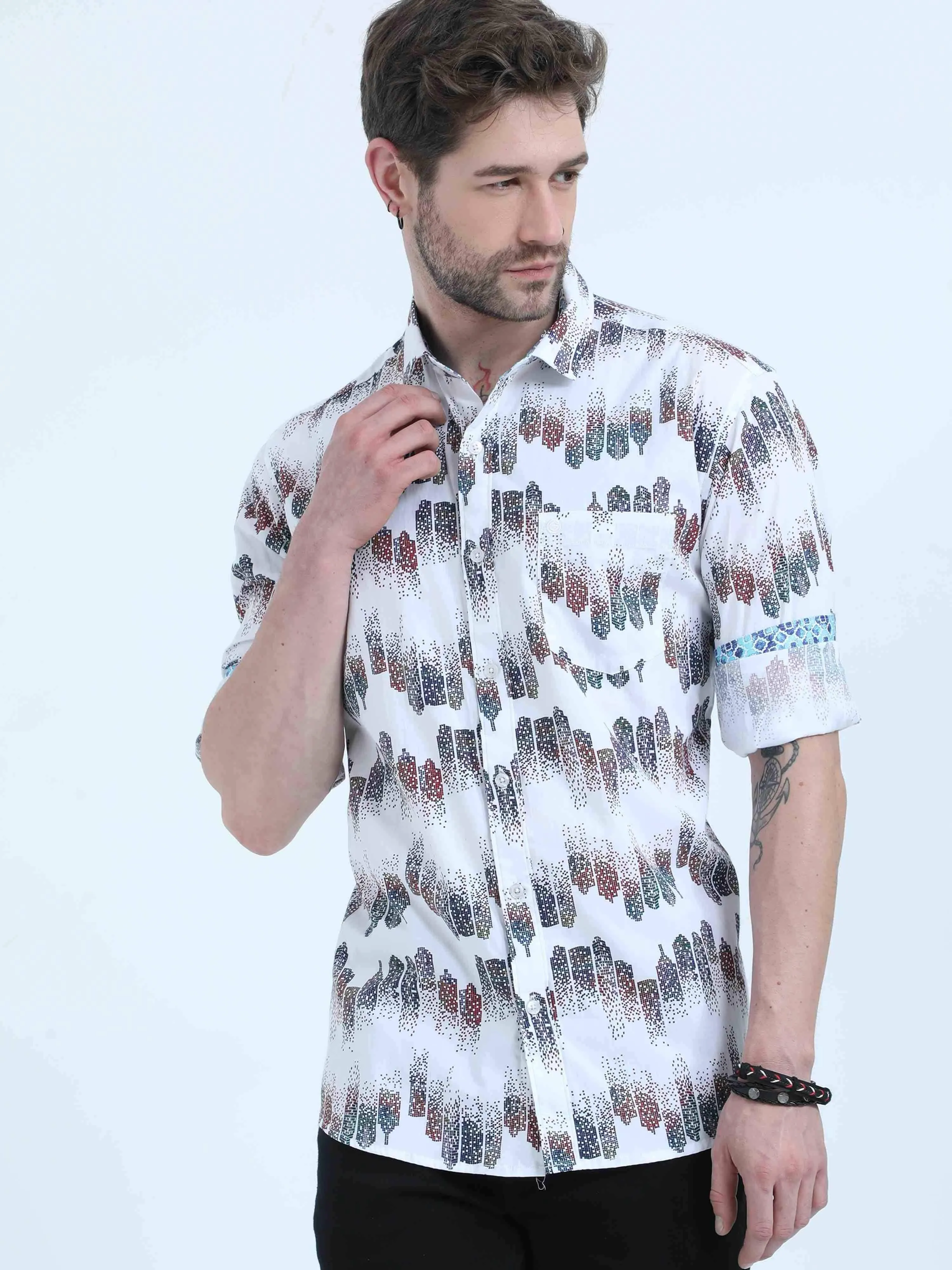 Limited edition Multi Colour Digital Printed Shirt