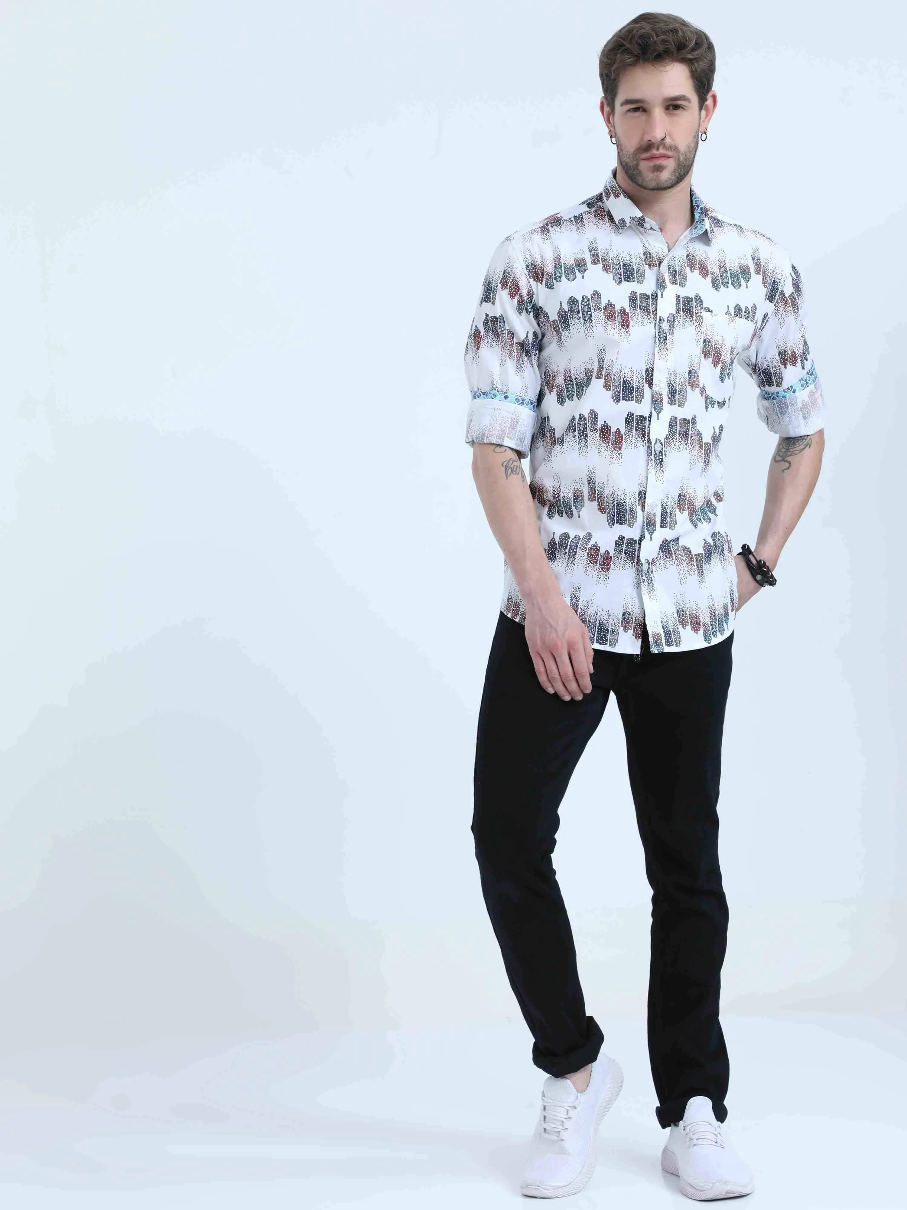 Limited edition Multi Colour Digital Printed Shirt