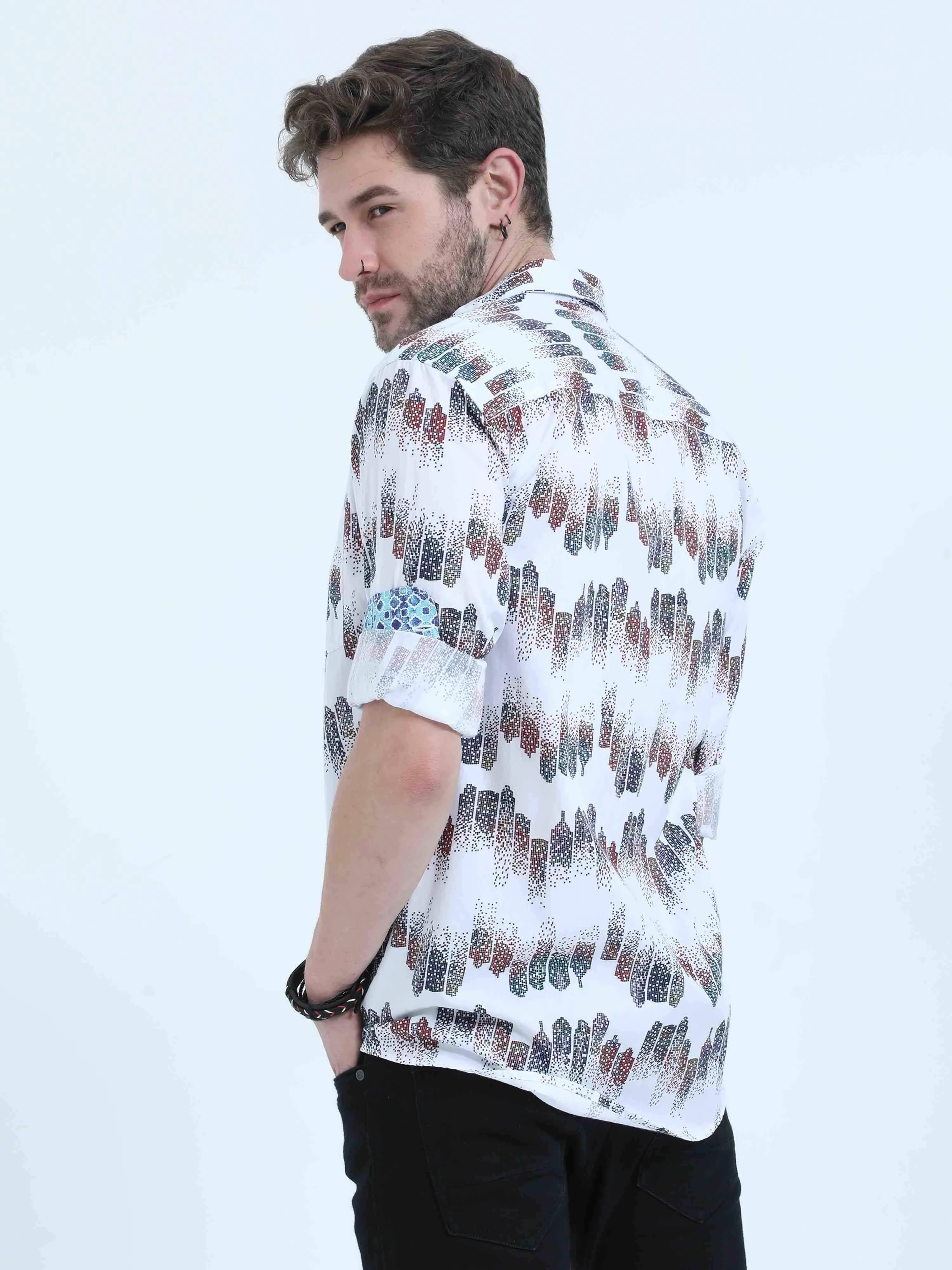 Limited edition Multi Colour Digital Printed Shirt