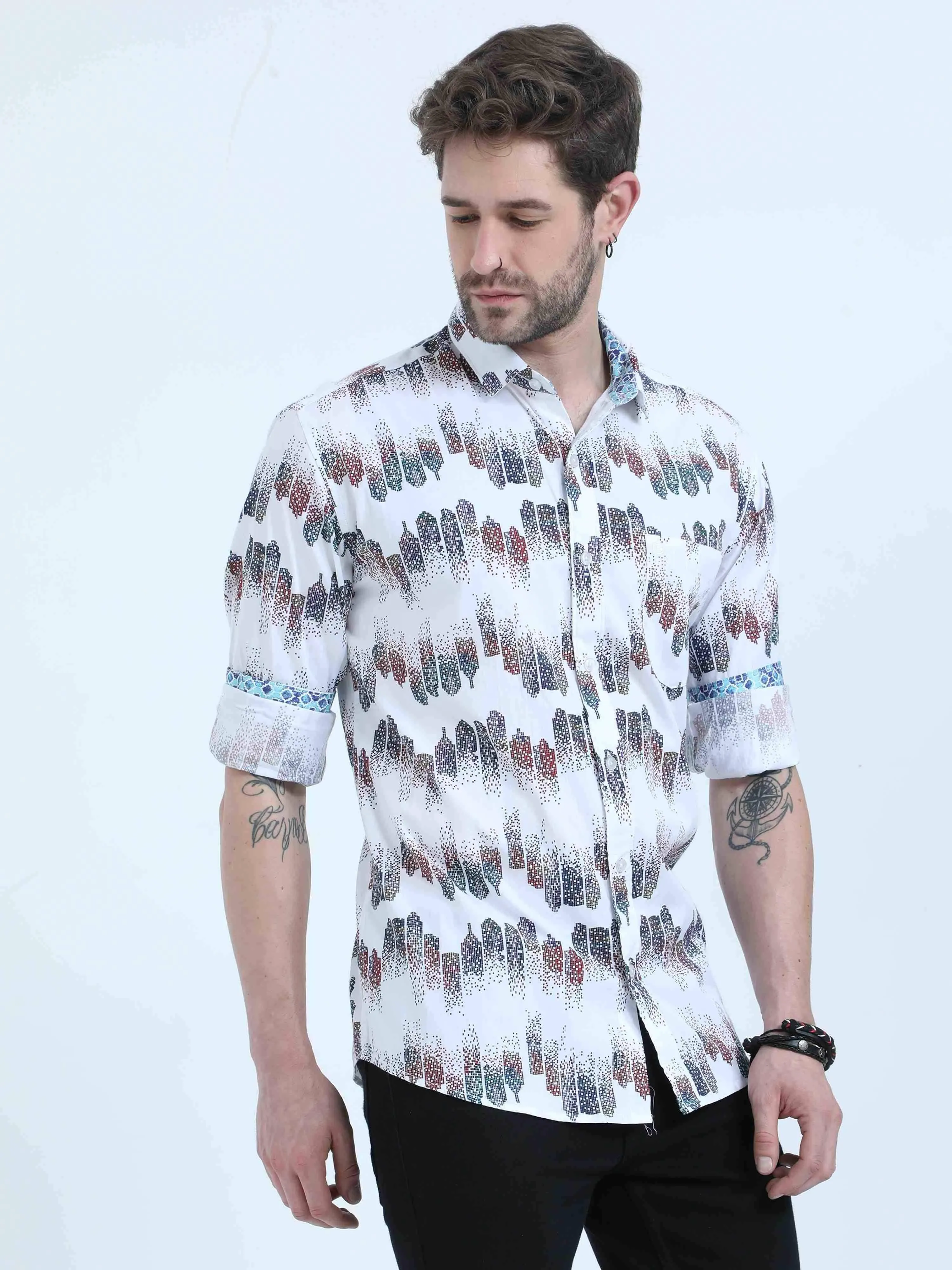 Limited edition Multi Colour Digital Printed Shirt