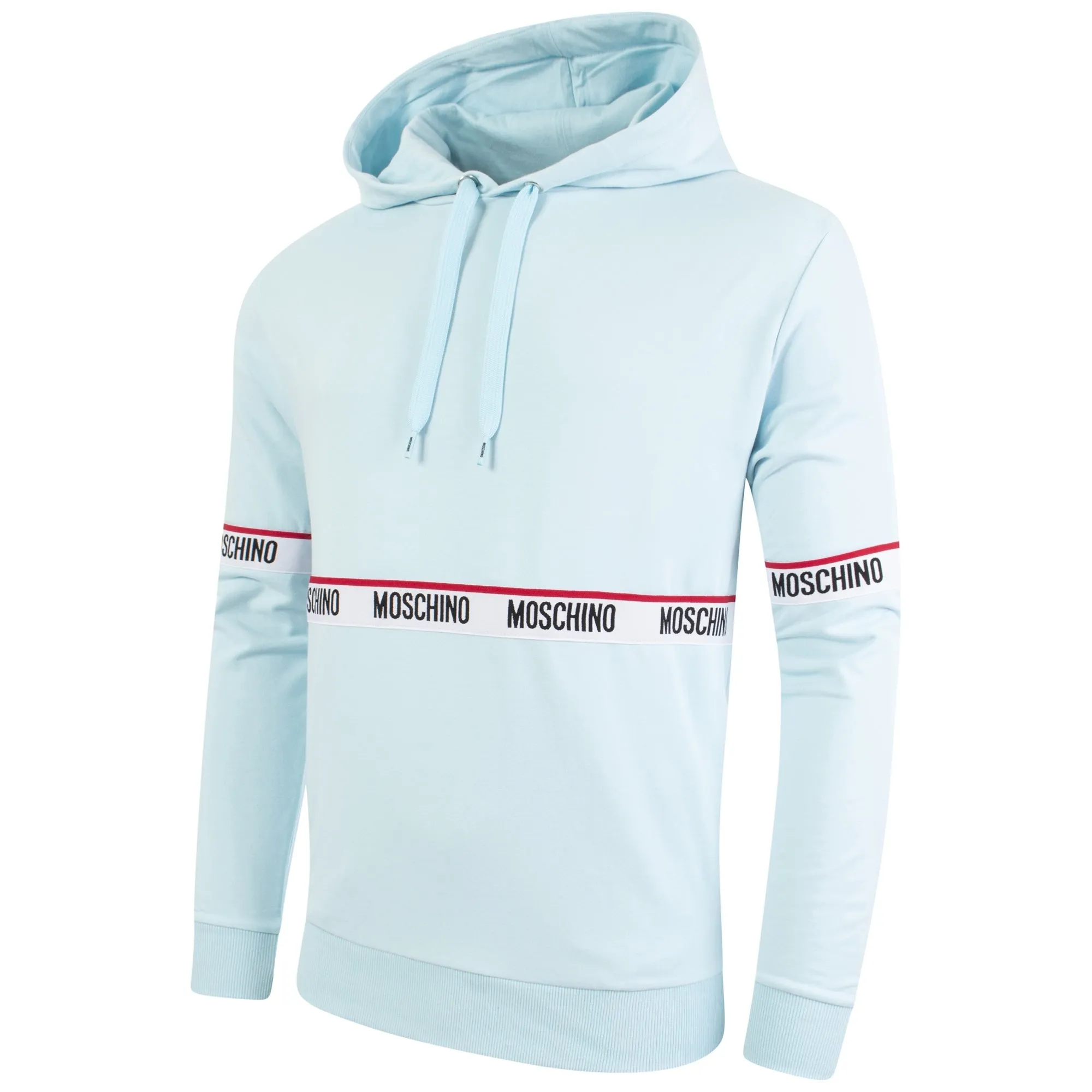 Logo Taped Chest Hoodie