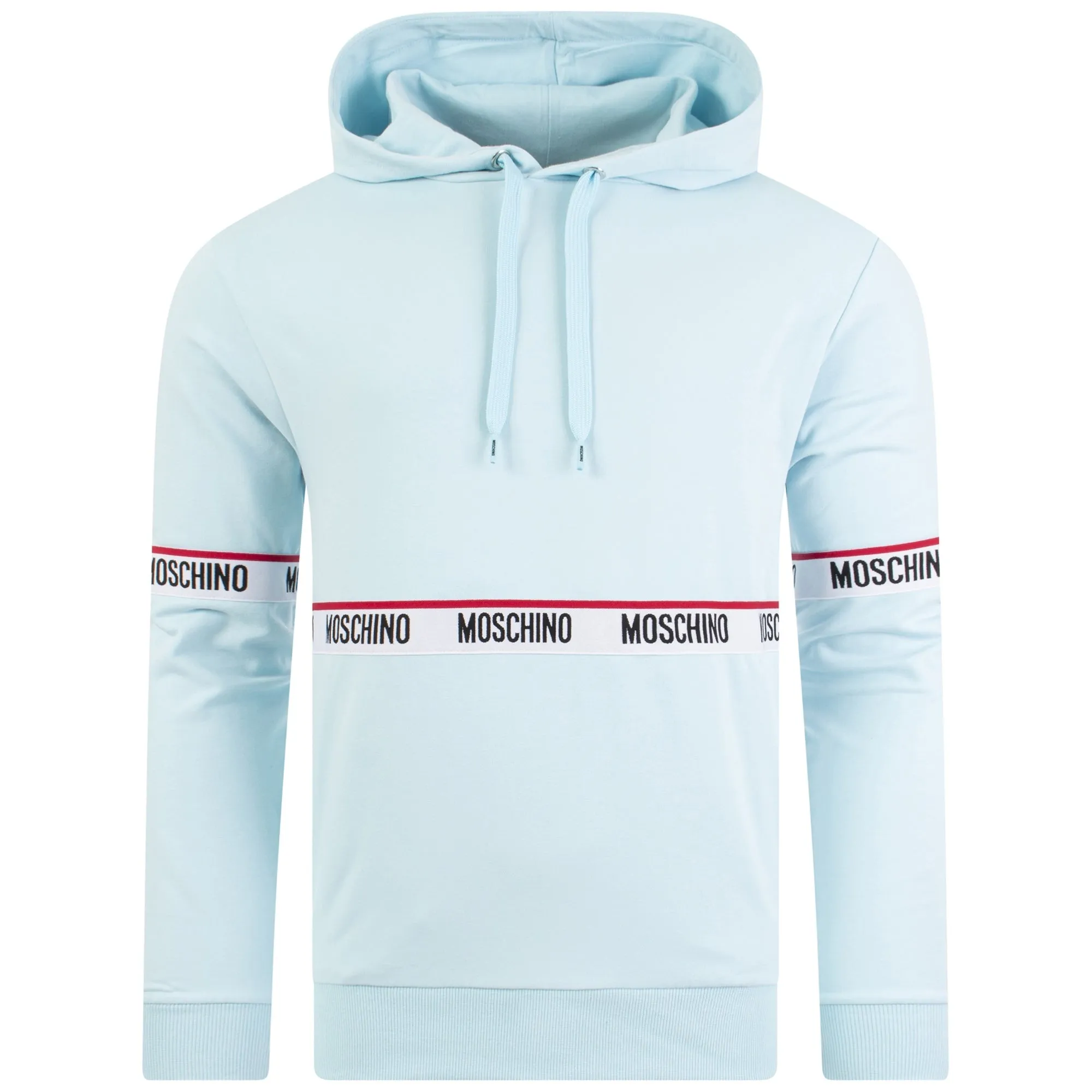 Logo Taped Chest Hoodie