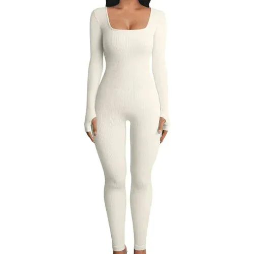 Long Sleeve Shapewear Jumpsuit