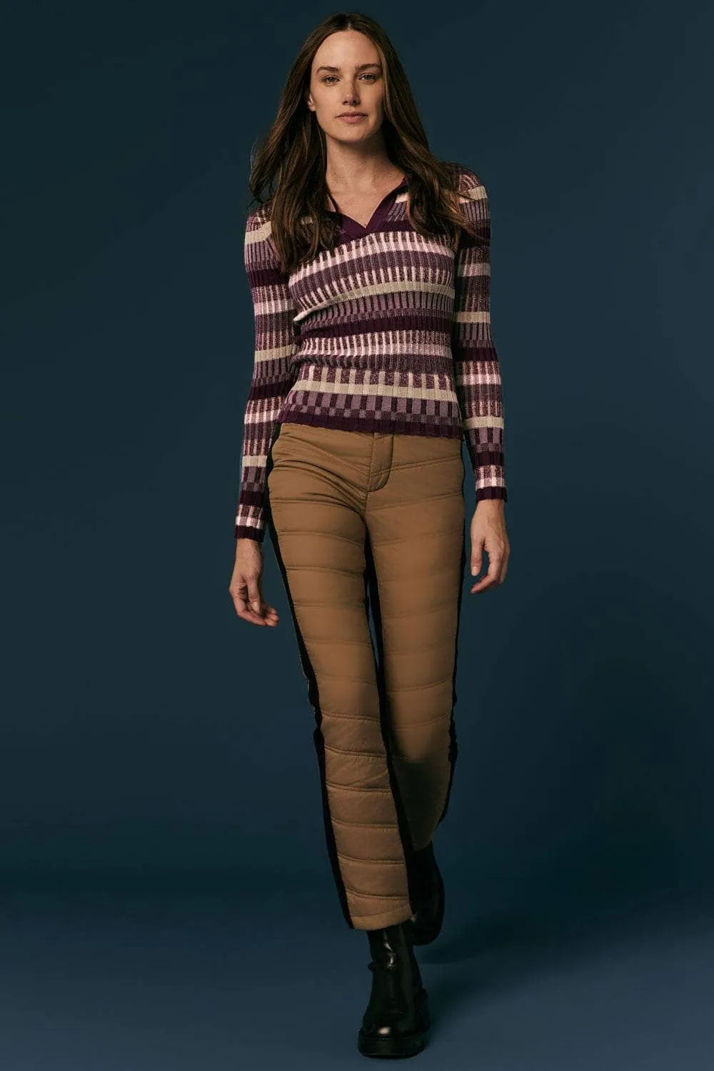 Luisa Polo Sweater | Purple