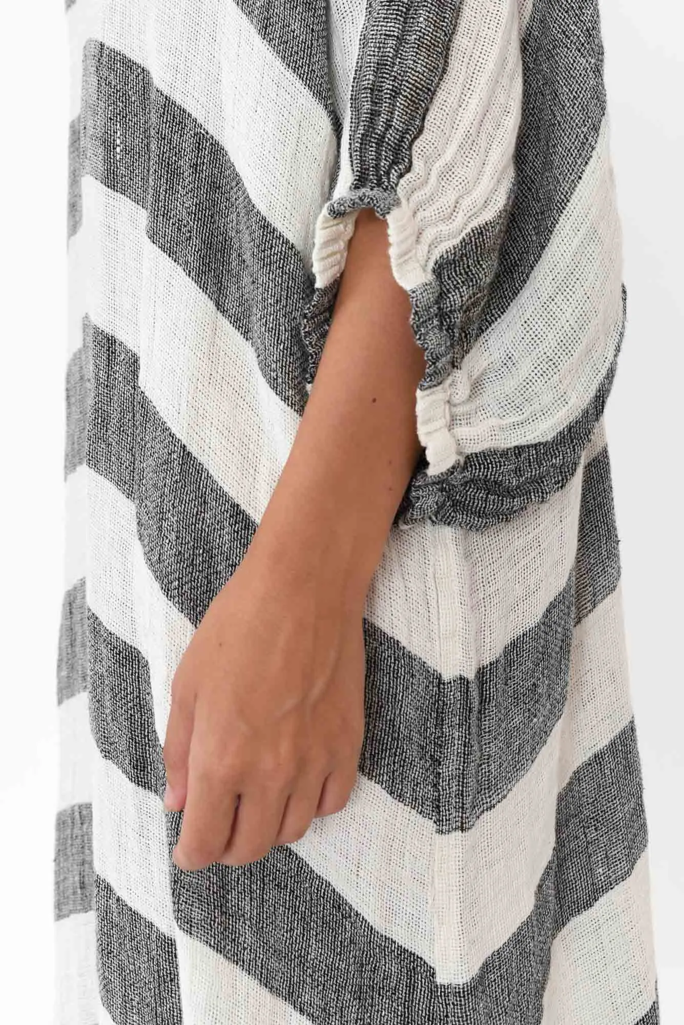 Marcel Black Stripe Linen Dress