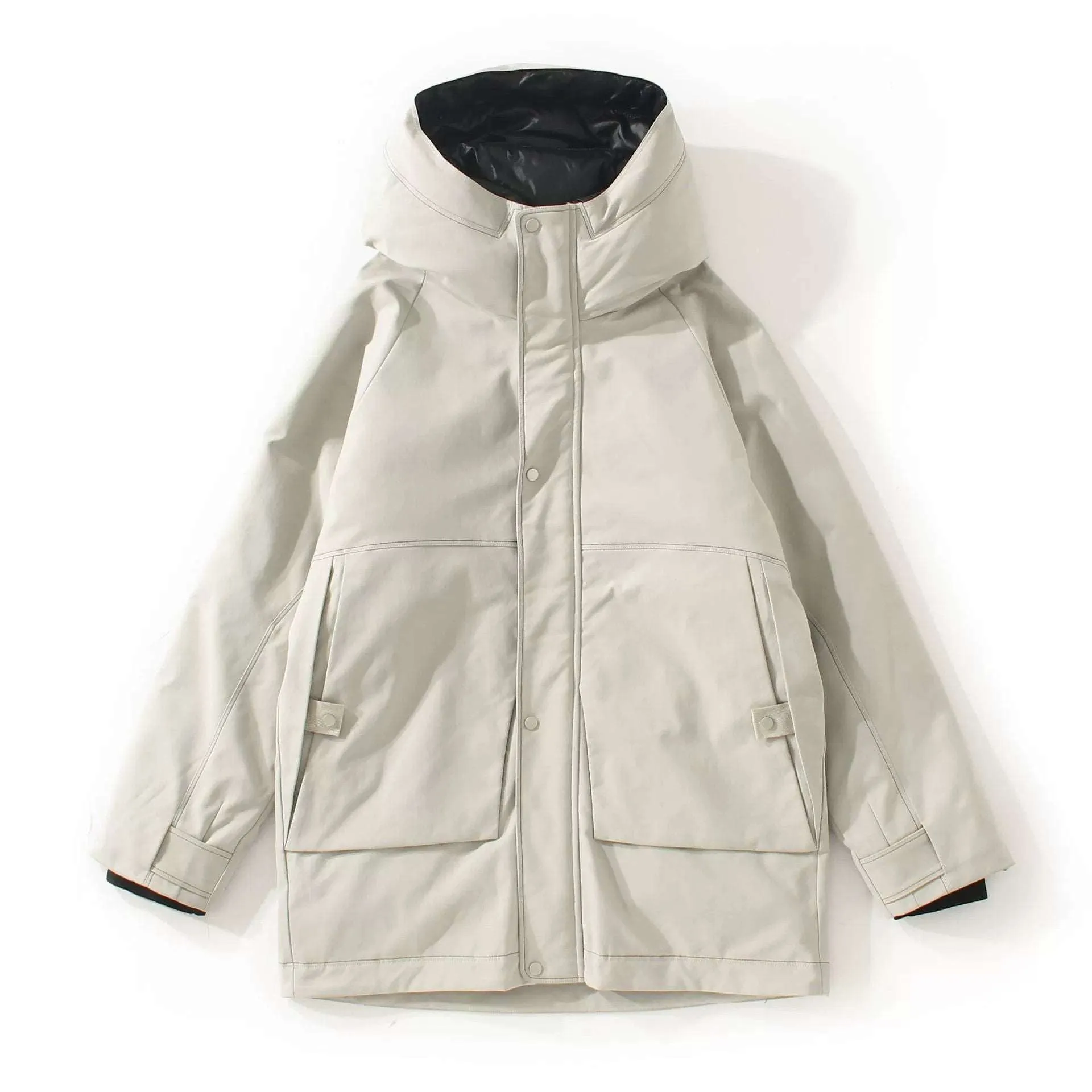 Men's Casual Winter White Duck Down Coat