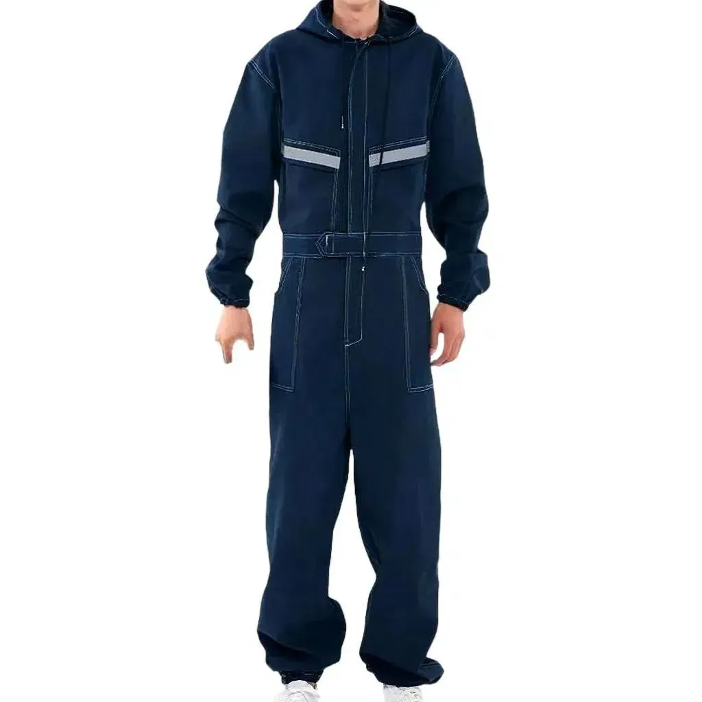 Men's jean jumpsuit