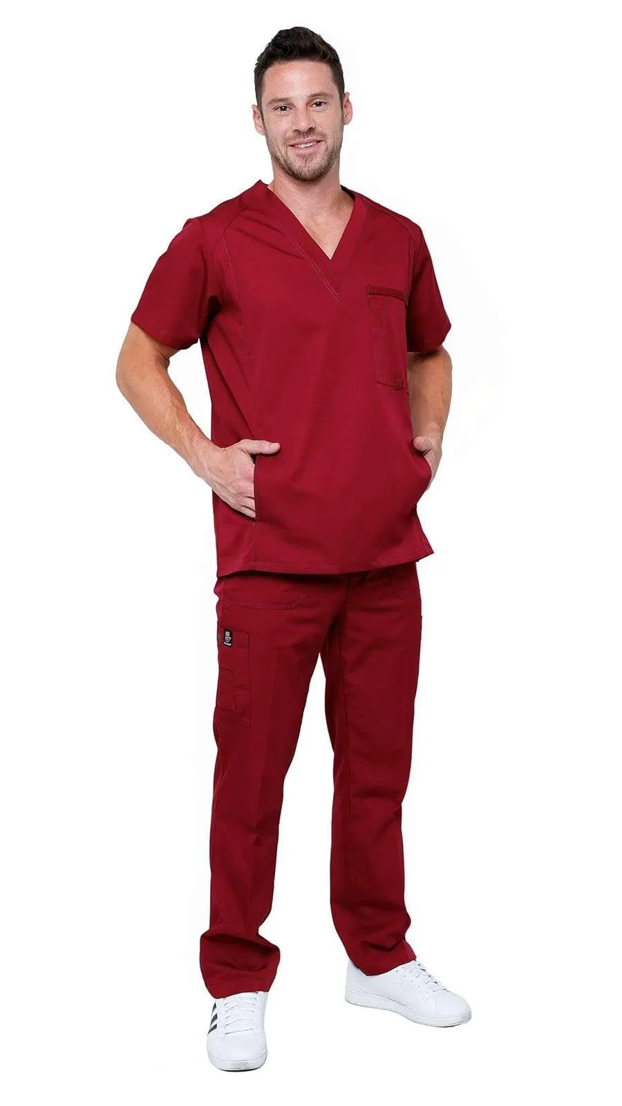 Men's Multi Pocket Utility Medical Scrubs - Style 102AV