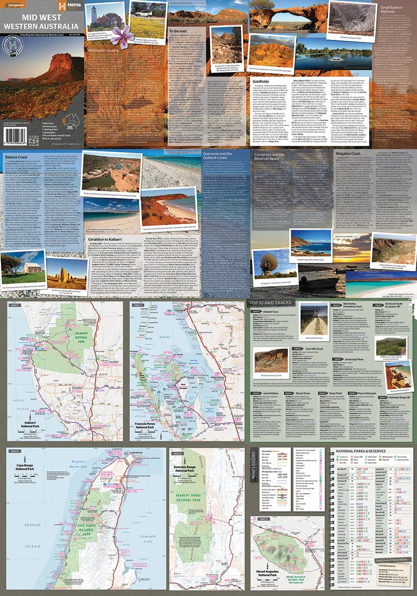 Mid West Western Australia Hema Map