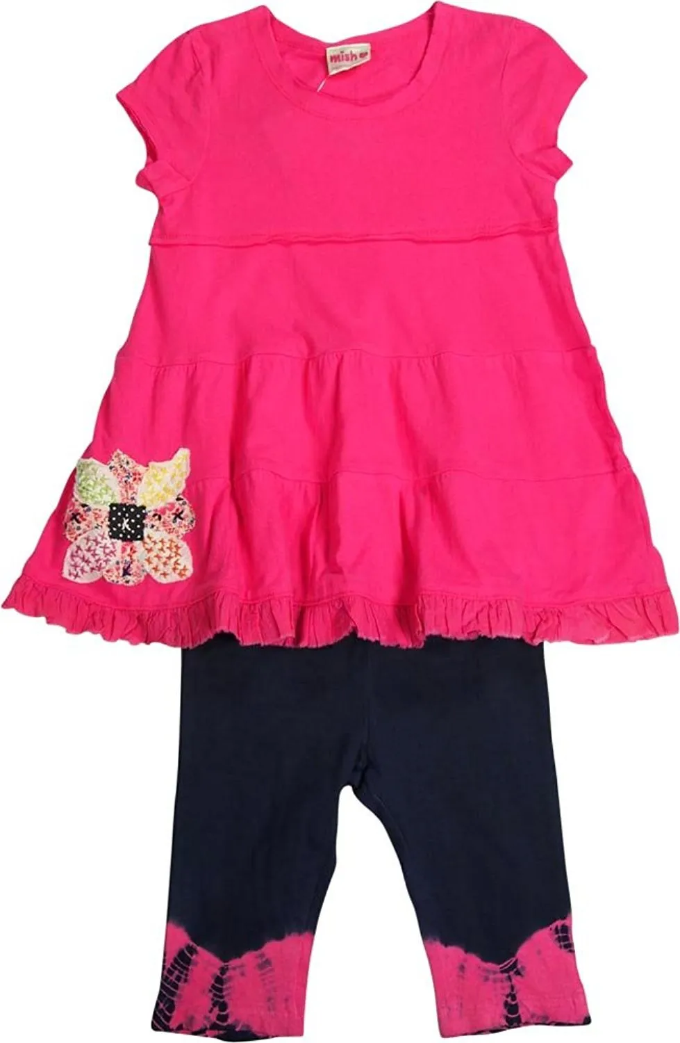 Mish - Little Girls - 3 Styles - Short Sleeve Bike Short Set