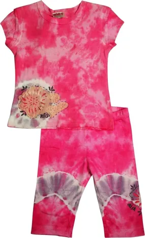 Mish - Little Girls - 3 Styles - Short Sleeve Bike Short Set