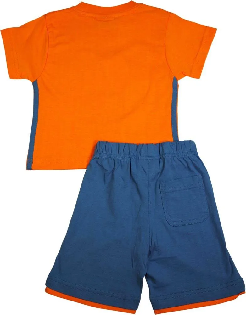 Mish Mish Baby Boys Infant Cotton Knit Short Sleeve Tee Short Sets