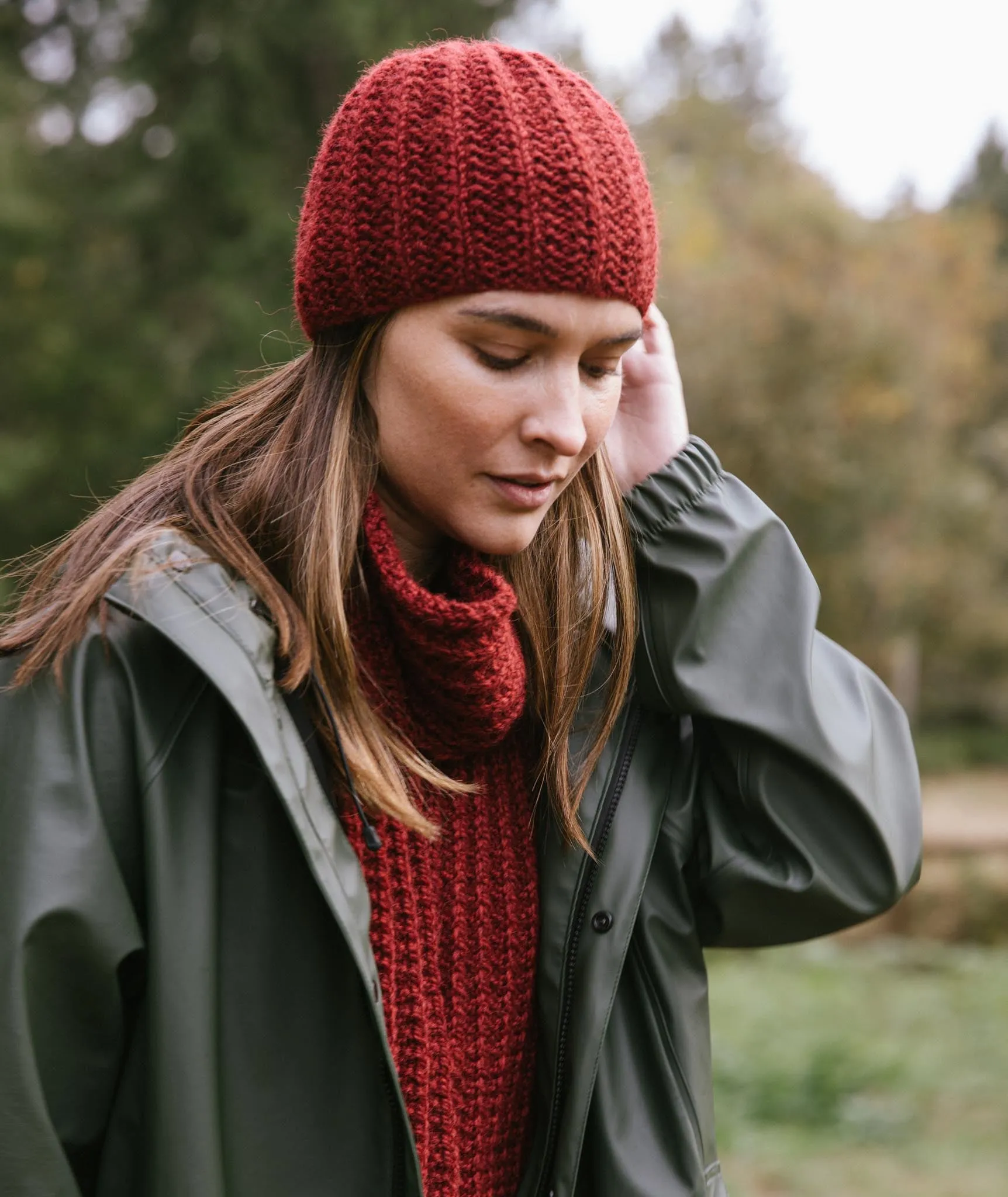 Mistake Rib Beanie & Scarf Using Berroco Ultra Alpaca Chunky