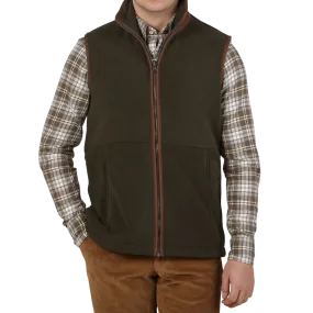 Moss Green Fleece Aylsham Gilet