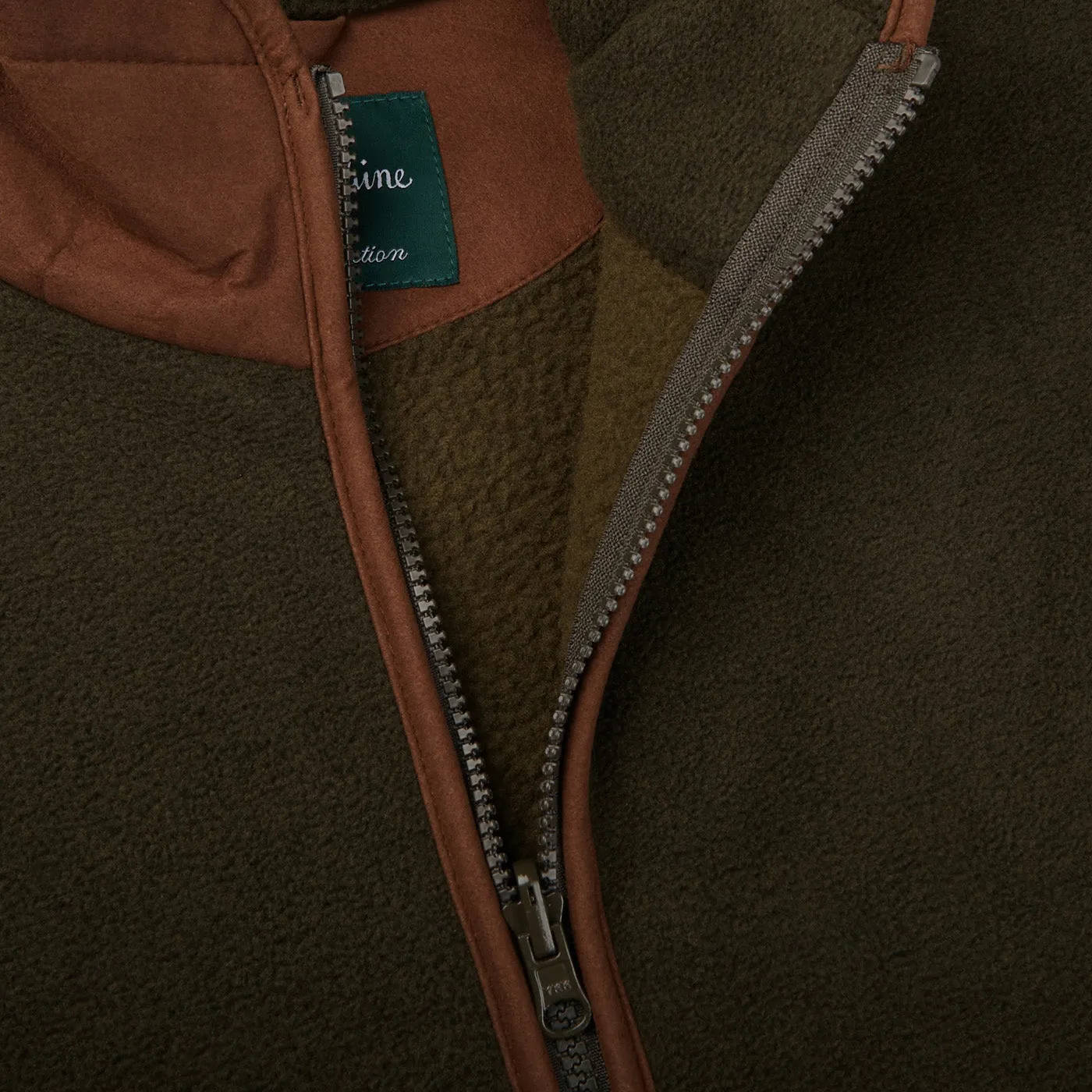 Moss Green Fleece Aylsham Gilet